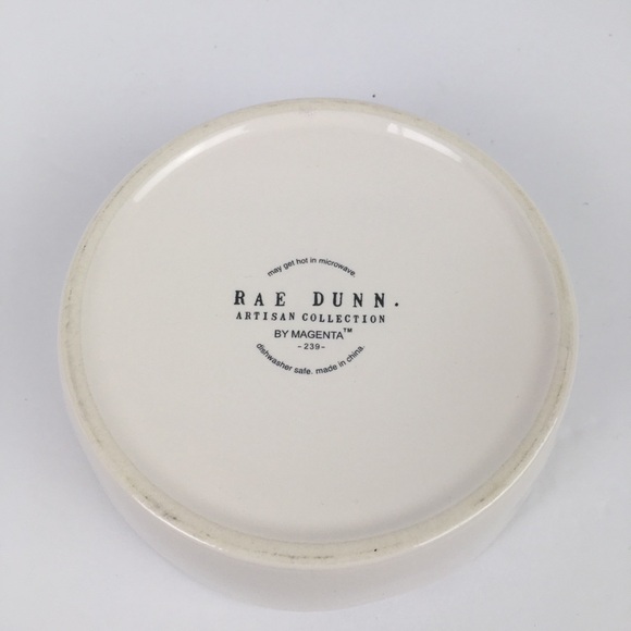 Rae Dunn Artisan Collection by Magenta Drink Animal Pet Ceramic Dish for Water - Picture 4 of 5